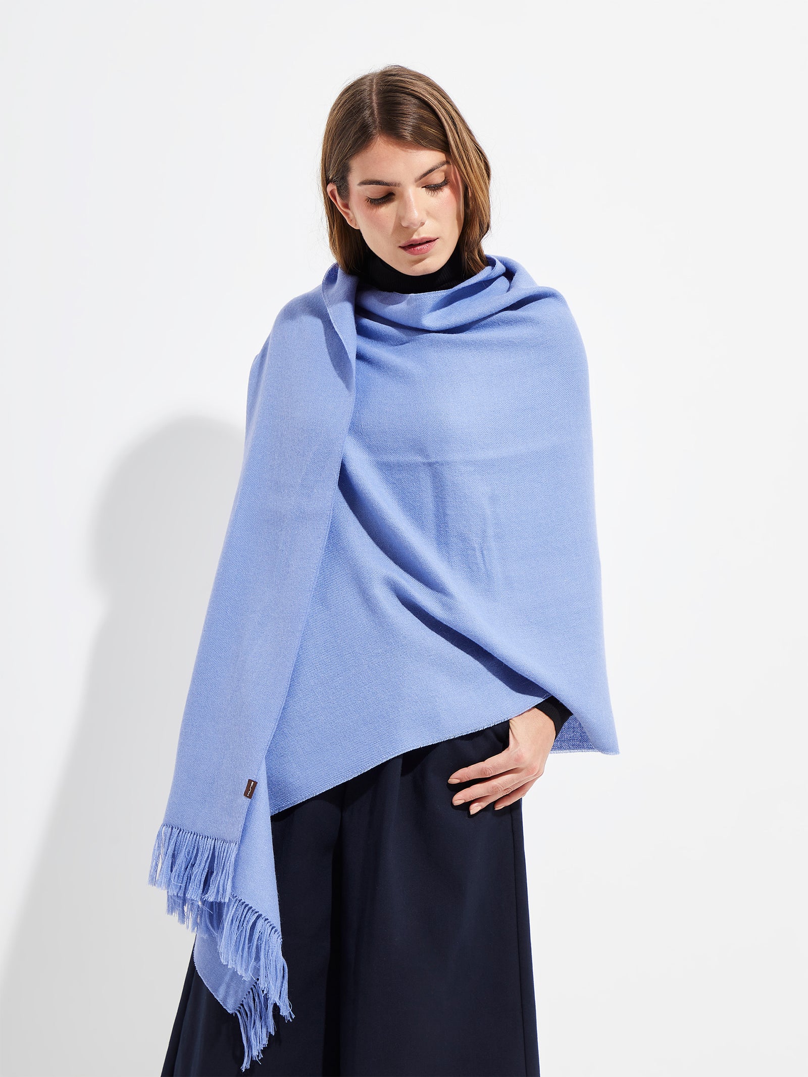 Jee Shawl Royal Alpaca Color Celeste