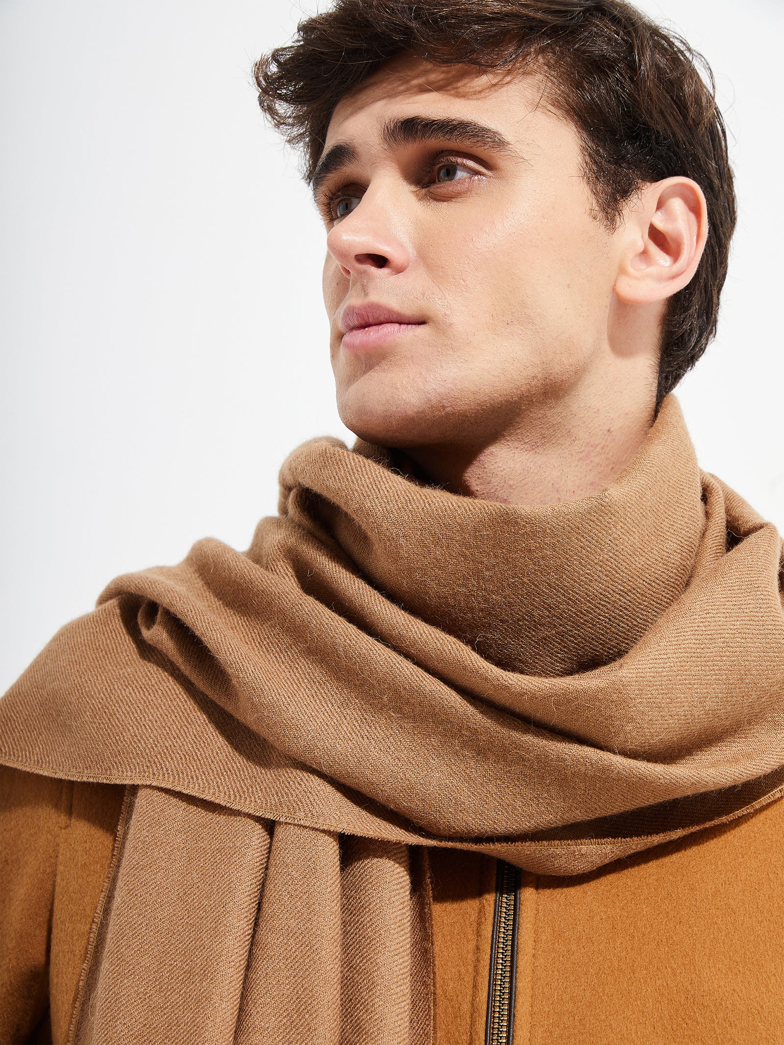 Jee Shawl Royal Alpaca Color Camel