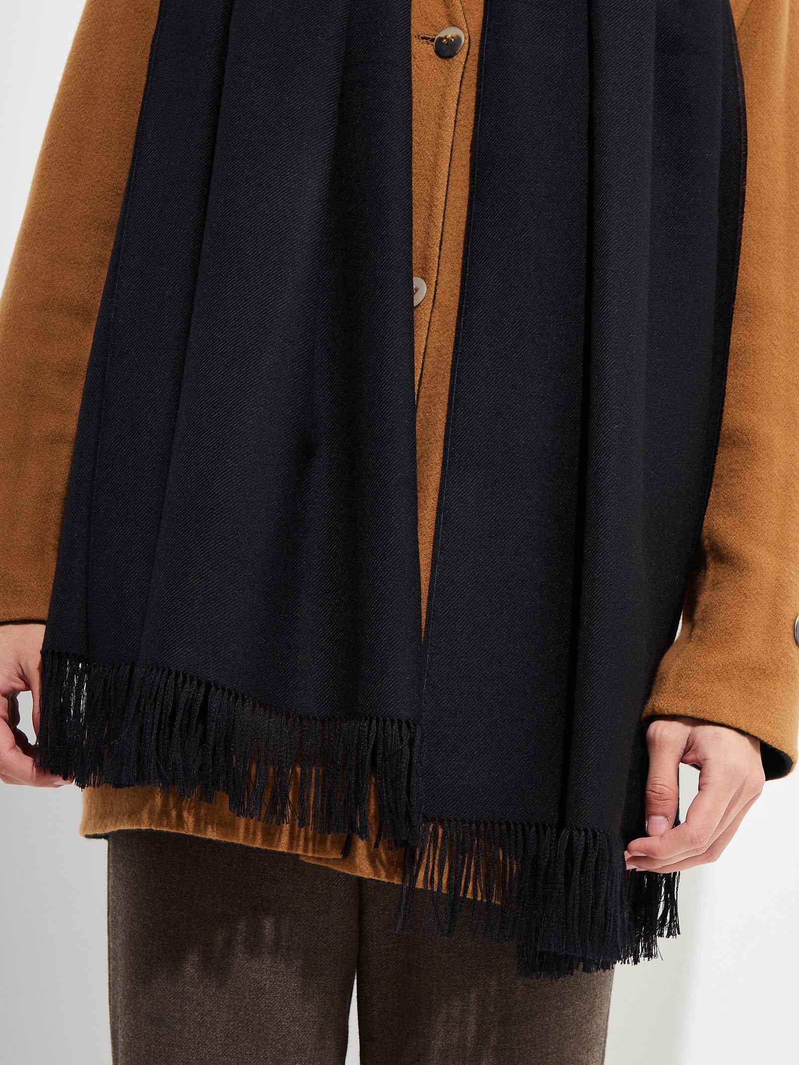 Jee Shawl Royal Alpaca Color Black