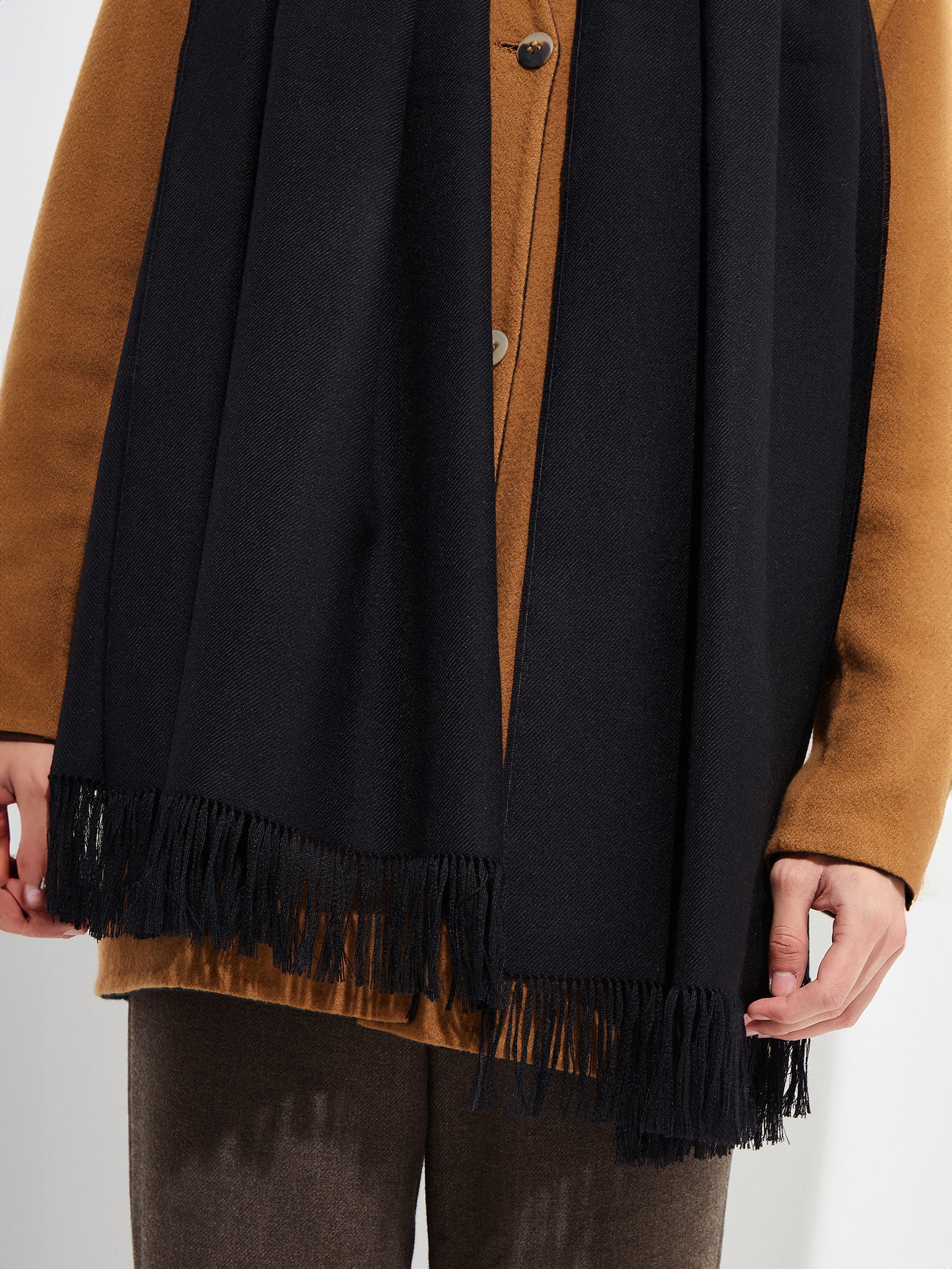 Jee Shawl Royal Alpaca Color Black