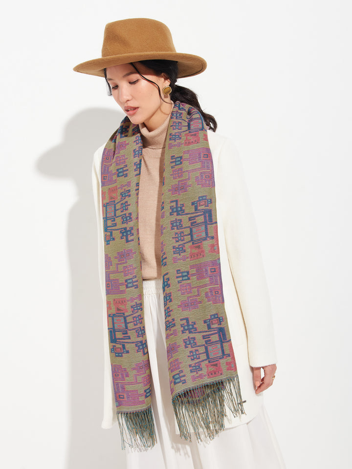 Nazca - 52 Shawl Baby Alpaca Color Purple