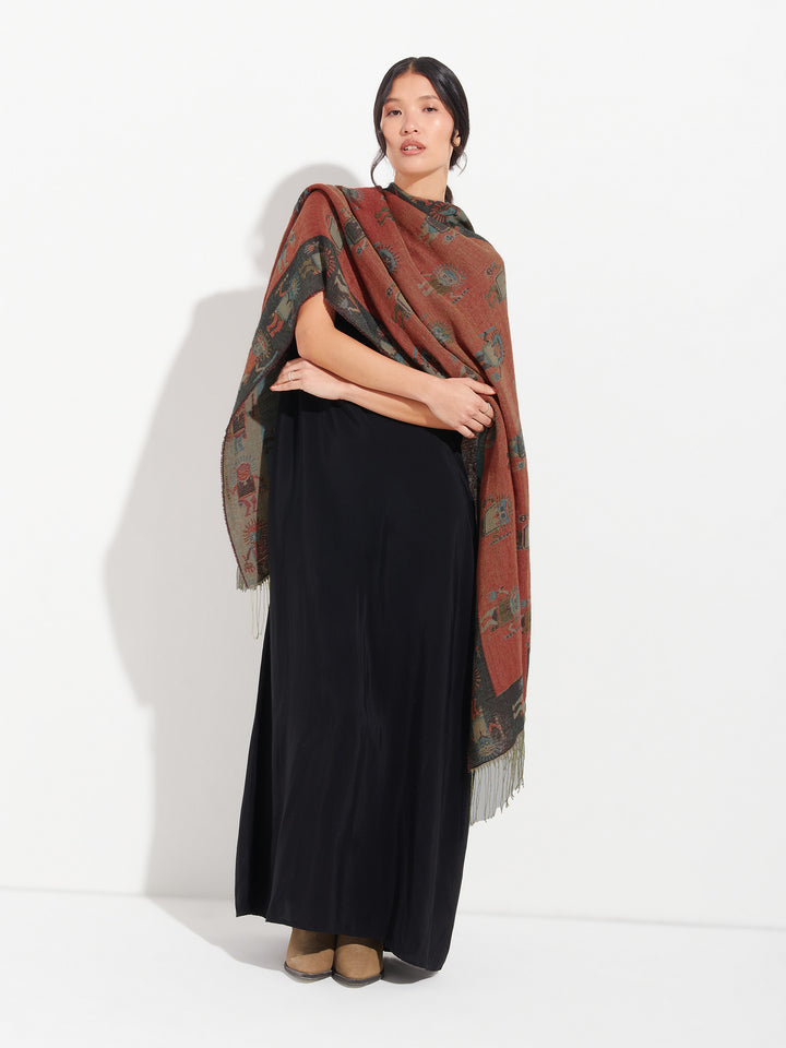 Nazca - 53 Shawl Baby Alpaca Color Blue
