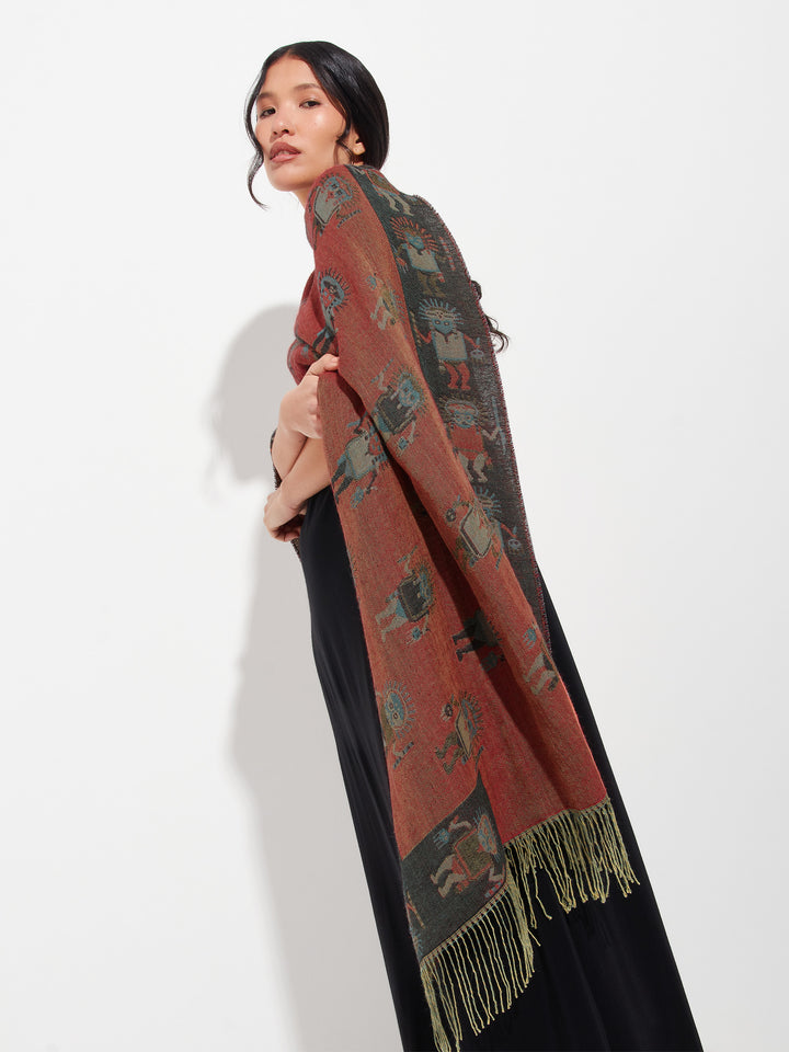 Nazca - 53 Shawl Baby Alpaca Color Blue
