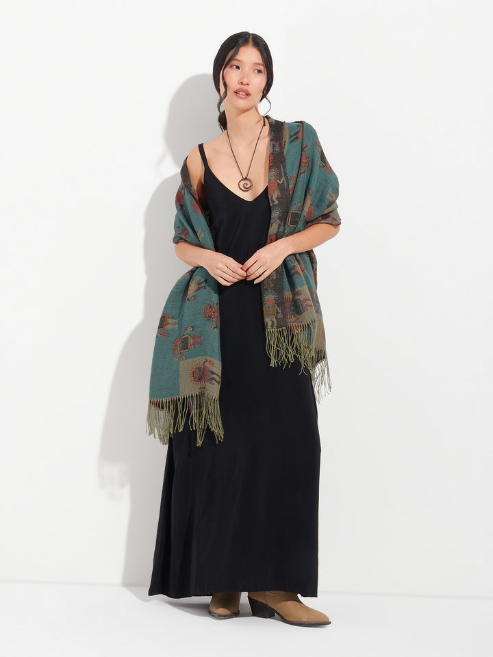 Nazca - 53 Shawl Baby Alpaca Color Blue