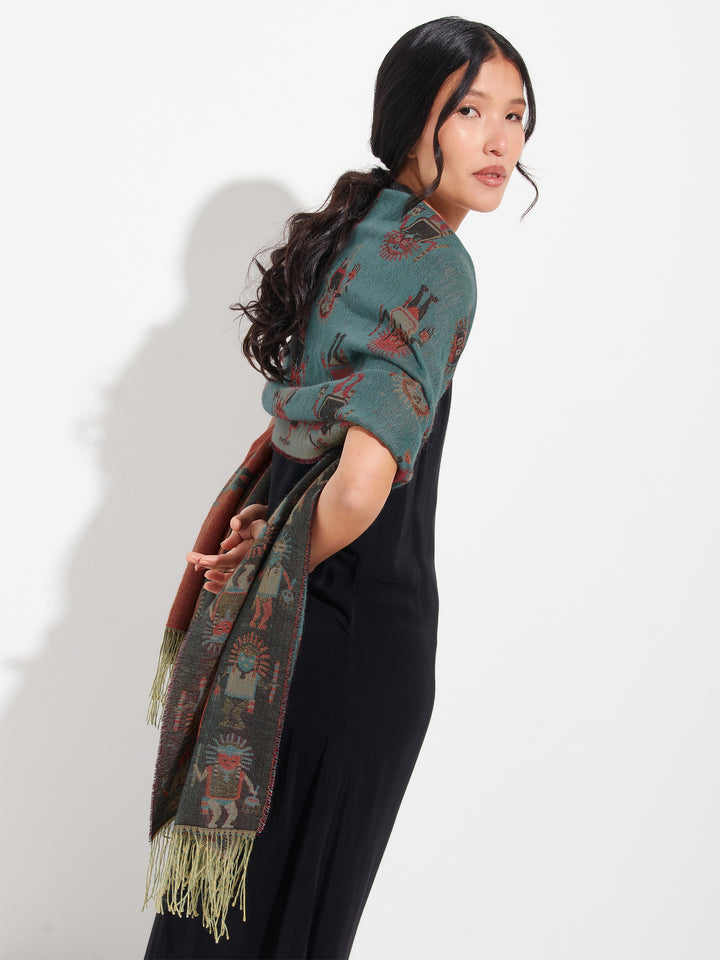 Nazca - 53 Shawl Baby Alpaca Color Blue