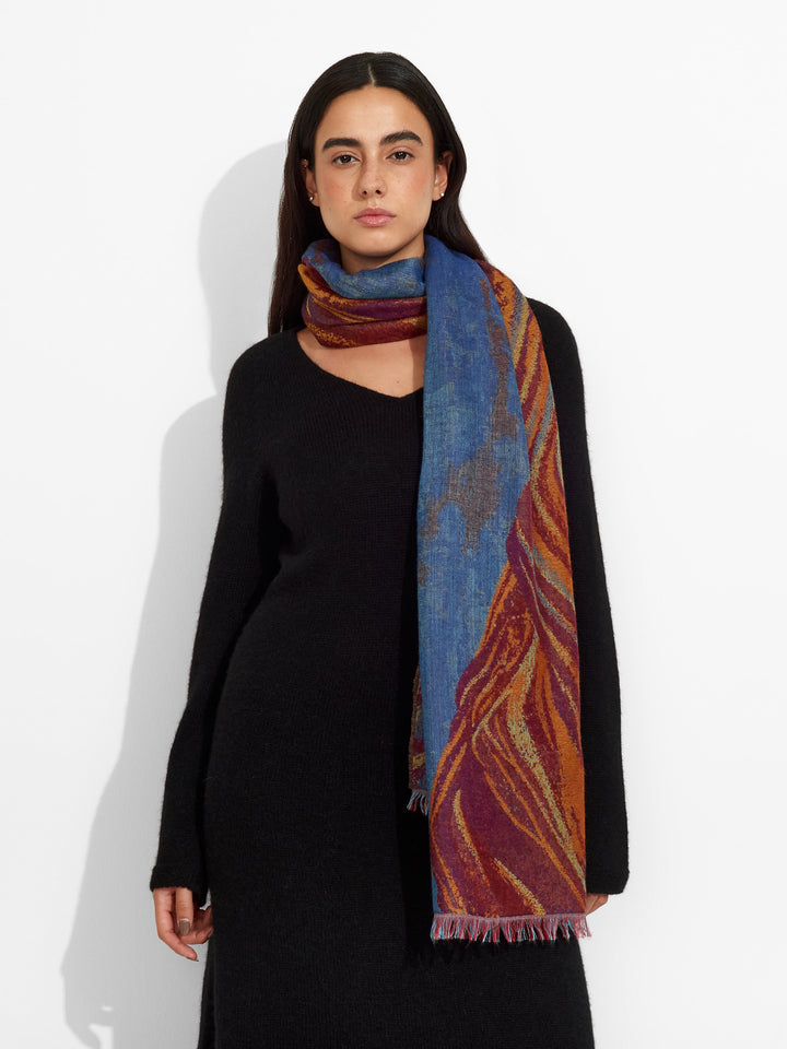 Montana Arcoiris Shawl Royal Alpaca And Silk Color Multicolor