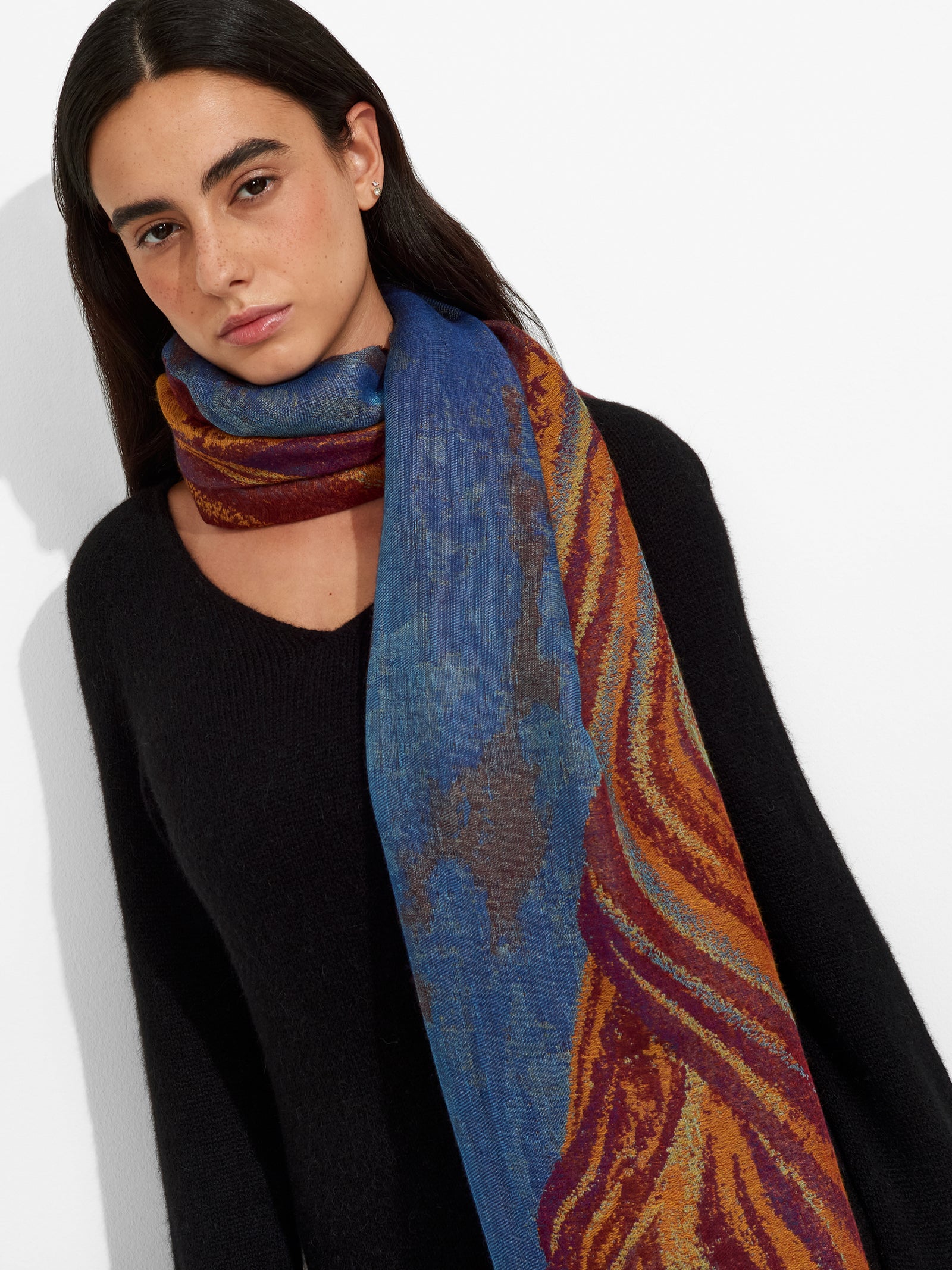 Montana Arcoiris Shawl Royal Alpaca Color Multicolor