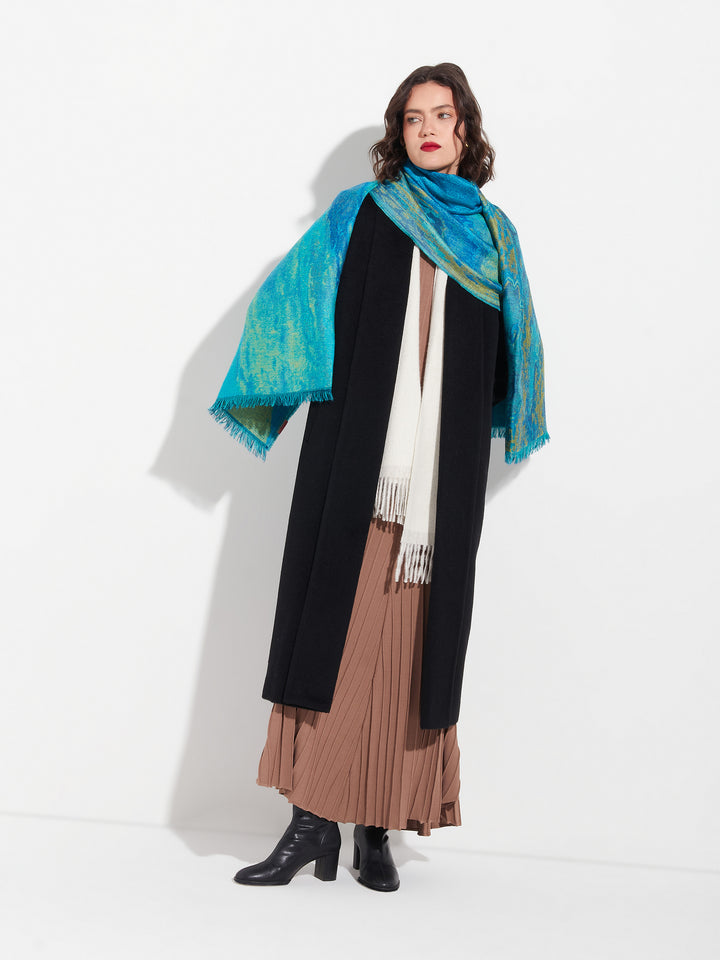 Barrera De Coral Shawl Royal Alpaca And Silk Color Multicolor