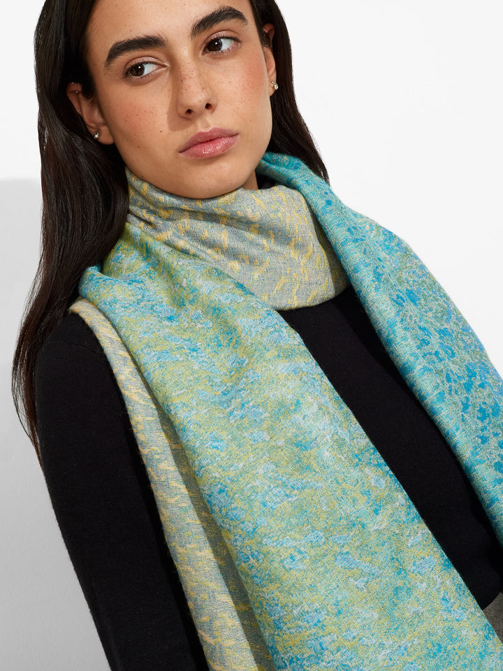Pfeiffer Beach Shawl Royal Alpaca And Silk Color Multicolor