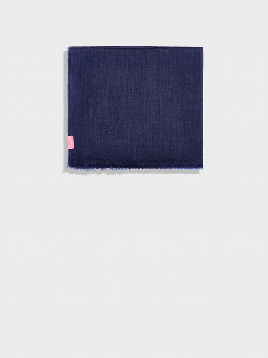 Chal Alondra Baby Alpaca Color Azul