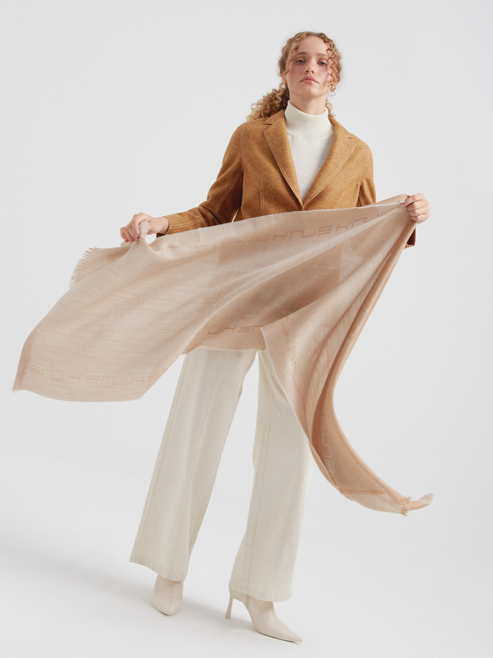 Cantera Shawl Baby Alpaca Color Camel