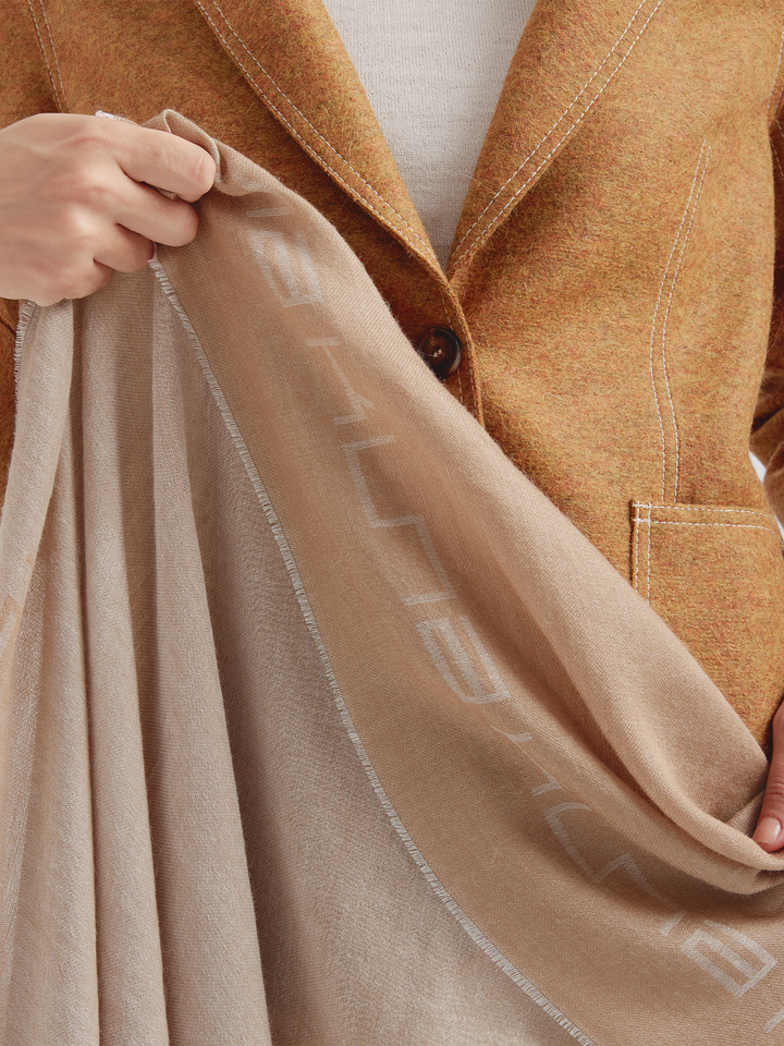 Cantera Shawl Baby Alpaca Color Camel