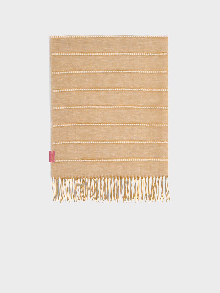Zabila Shawl Linen Color Yellow