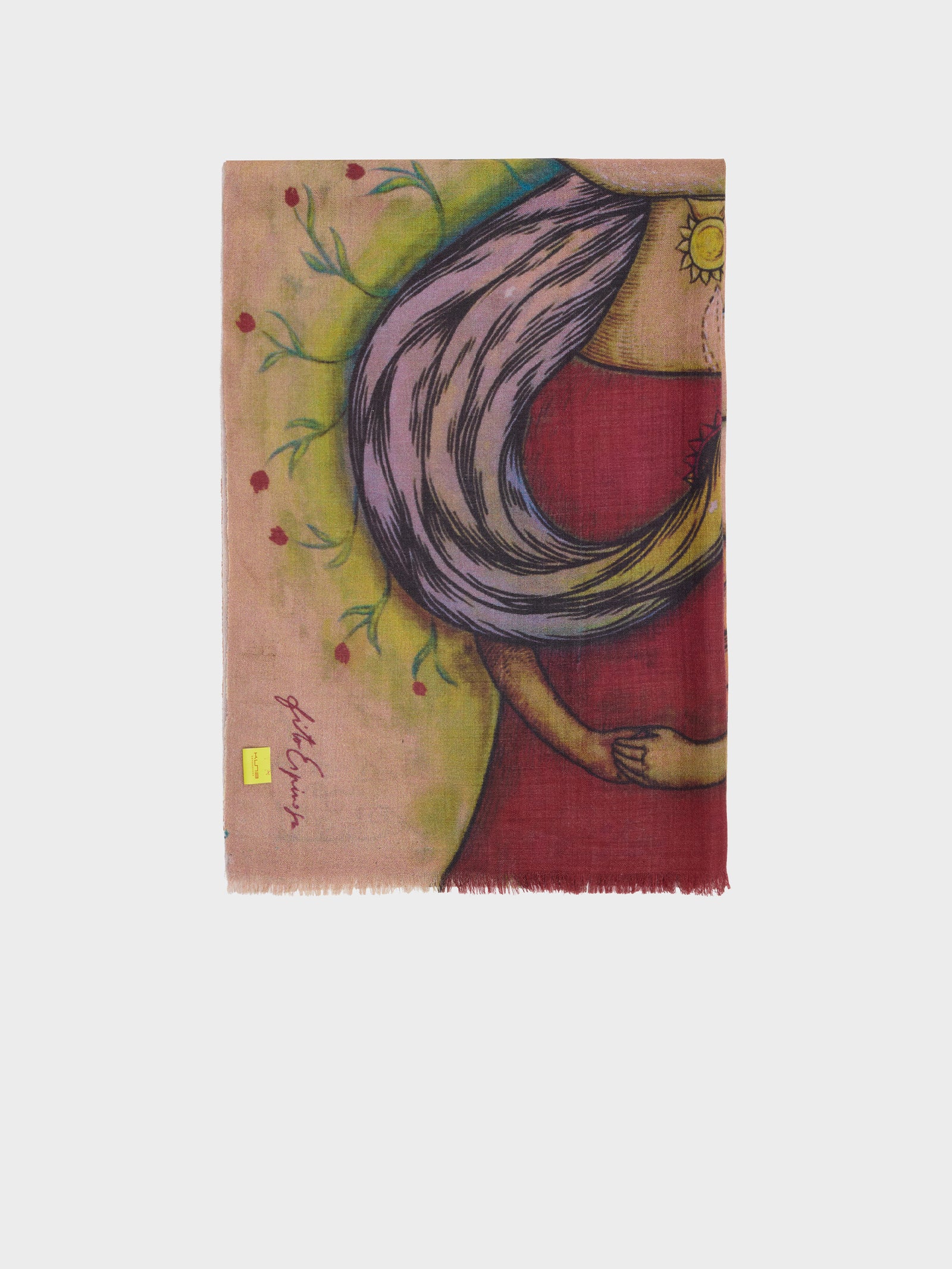 La Energia Infinita Shawl Baby Alpaca Color Multicolor