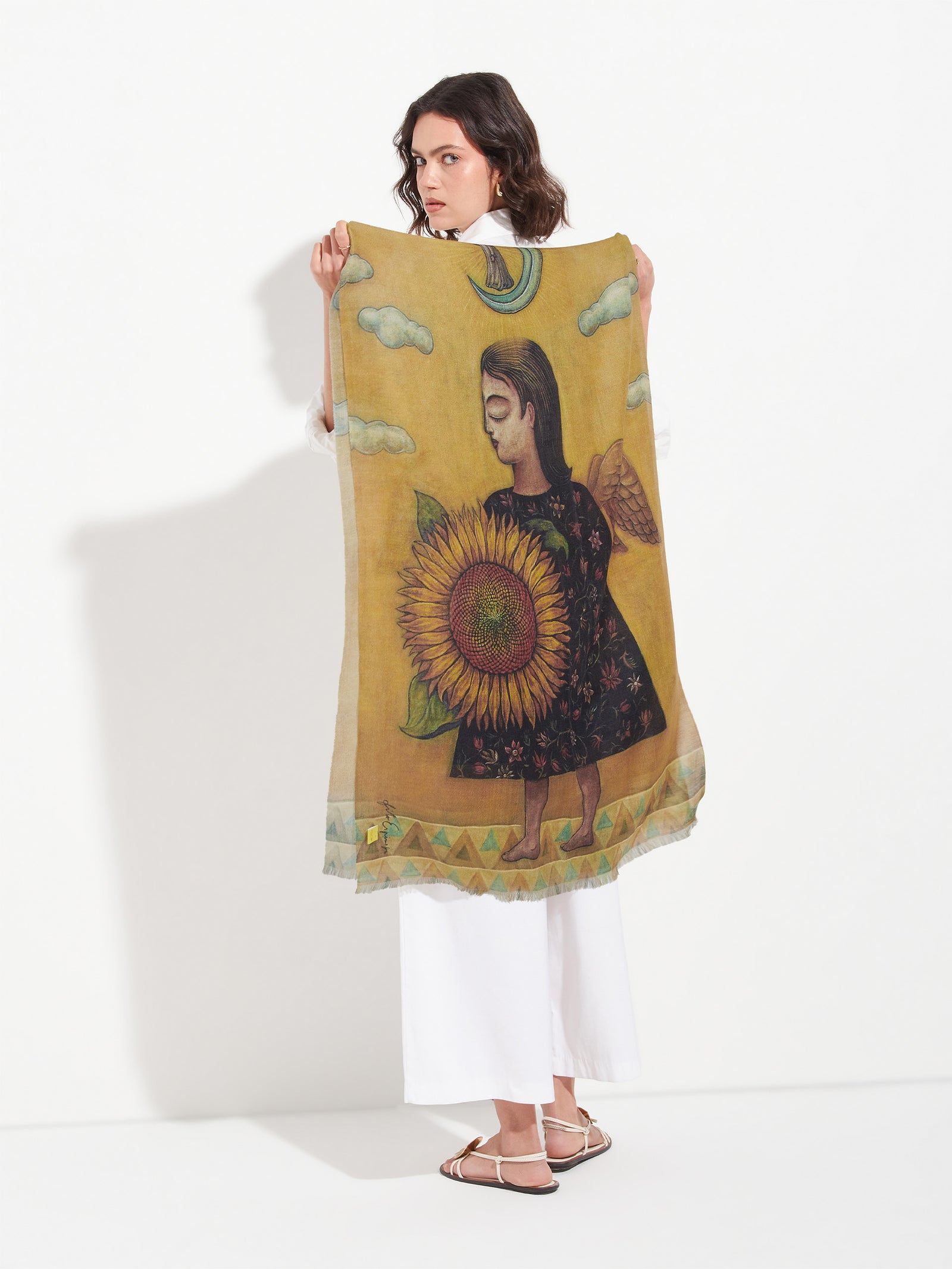 Influencia Shawl Baby Alpaca Color Multicolor