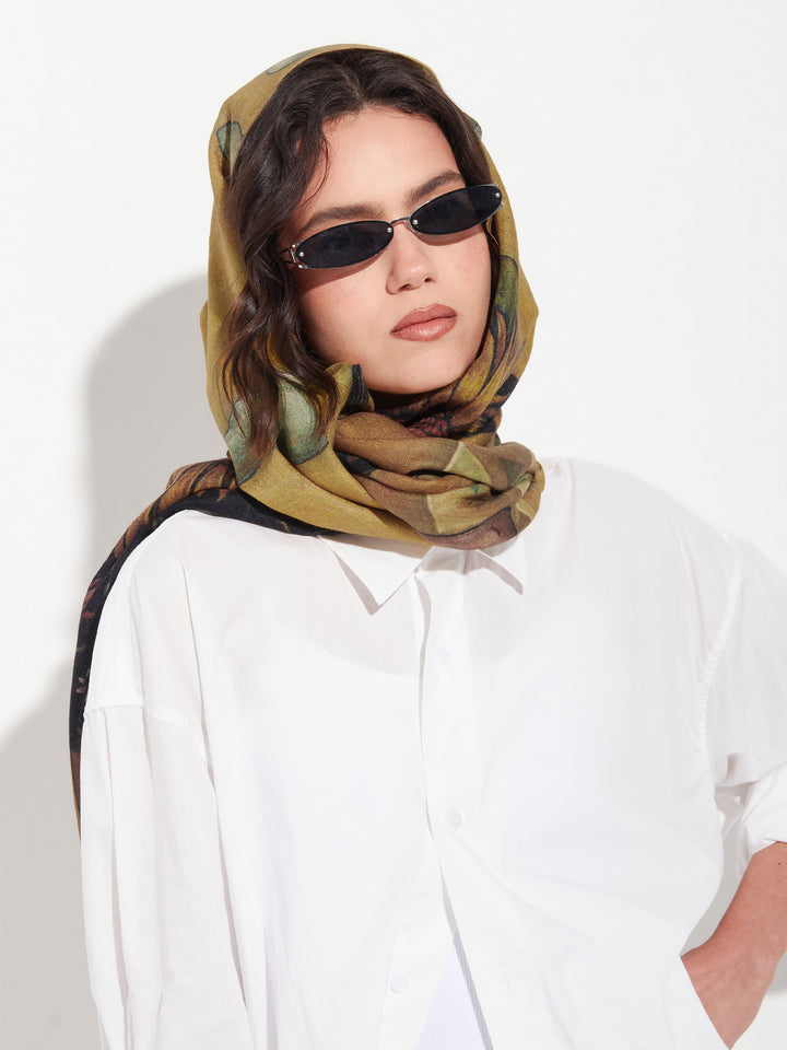Influencia Shawl Baby Alpaca Color Multicolor