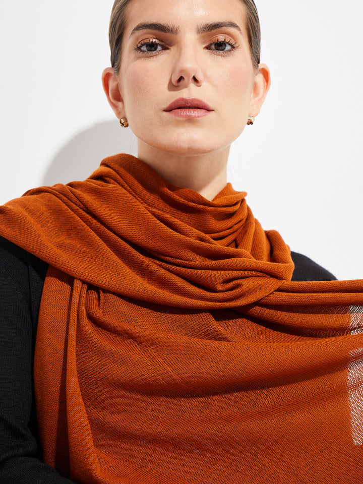 Bouveret Shawl Vicuña Color Orange