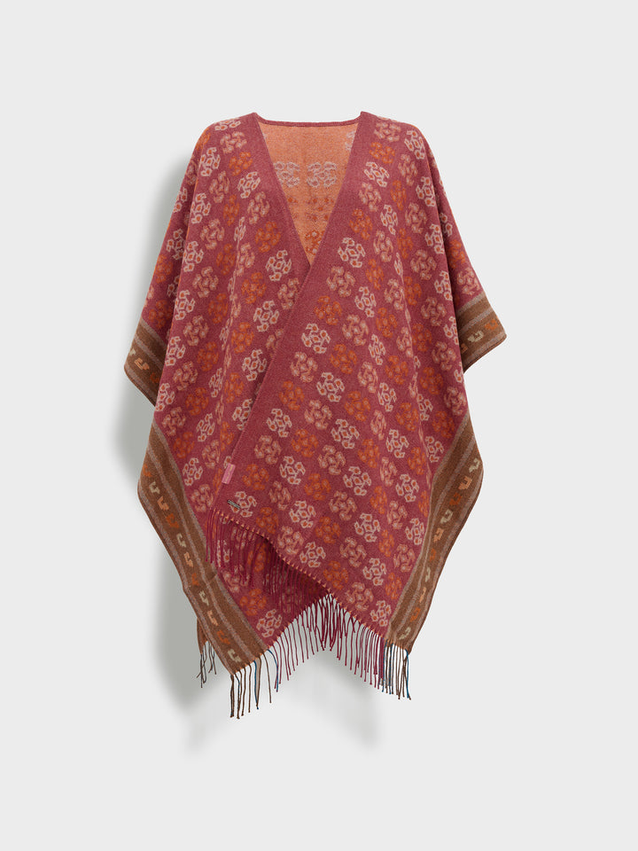 Chancay - 35 Poncho Baby Alpaca Color Orange