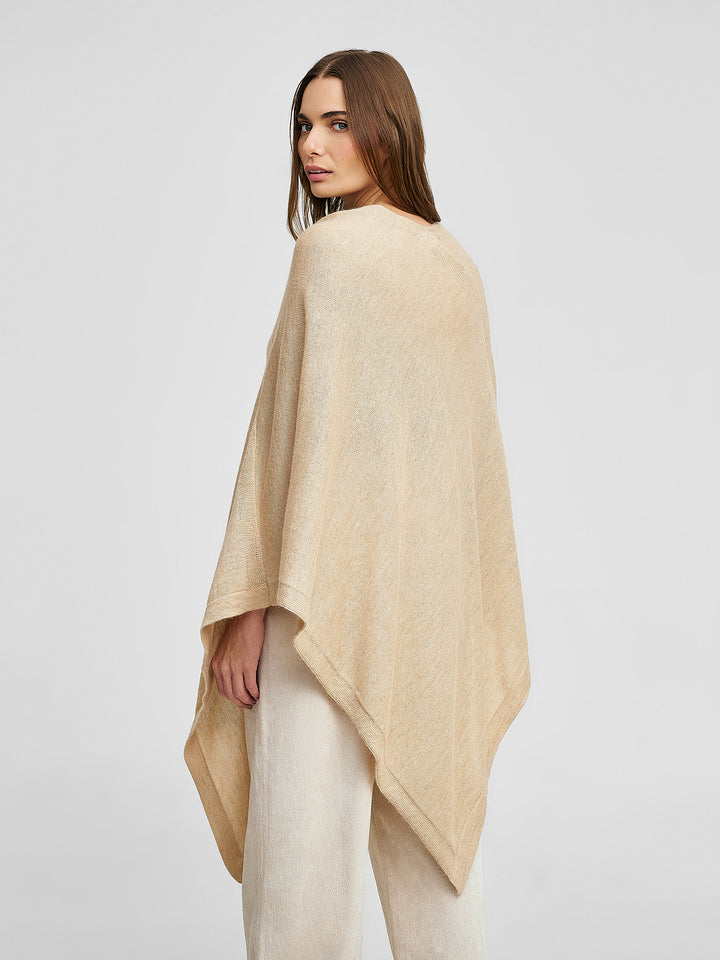 Almendra Poncho Baby Alpaca Color Nomad