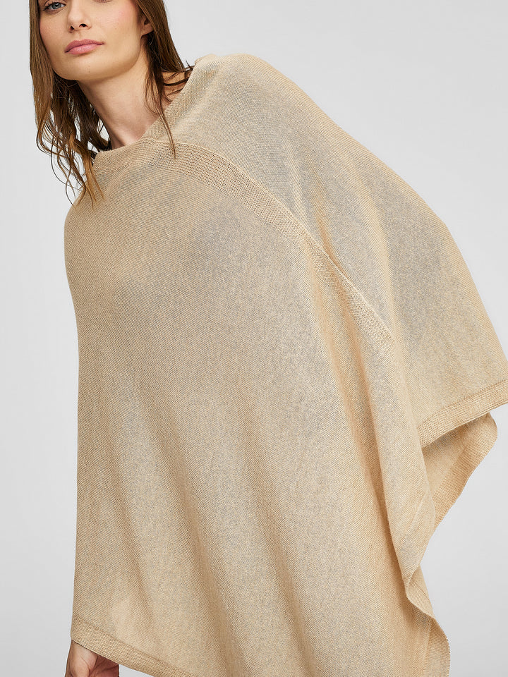 Almendra Poncho Baby Alpaca Color Nomad