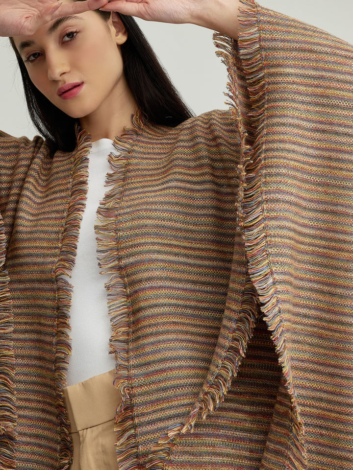 Yudith Poncho Baby Alpaca Color Brown