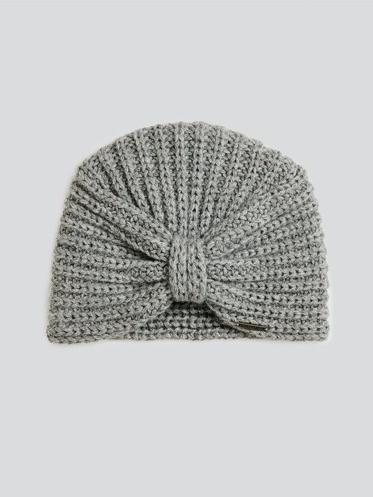 Gorro Vulcano Baby Alpaca Color Gris