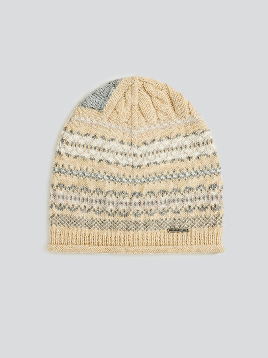 Gorro Tu Mismo Bebé Alpaca Color Beige