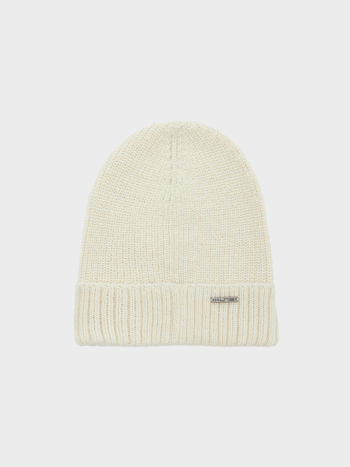 Apostrofe Beanie Hat Baby Alpaca Color White