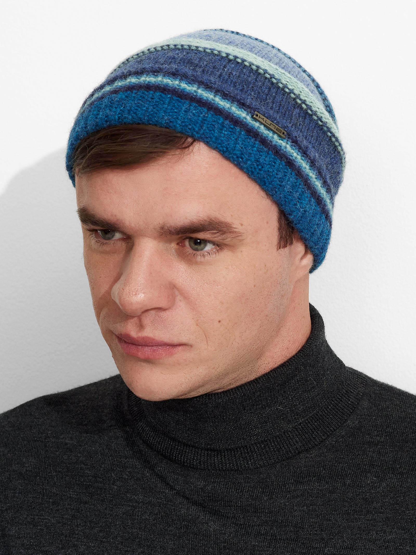 Zanni Hat Baby Alpaca Color Blue