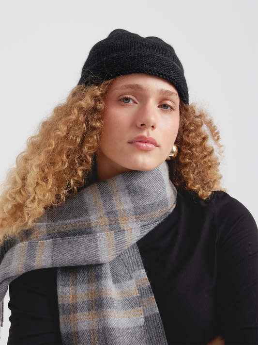 Cadmio Hat Baby Alpaca Color Black