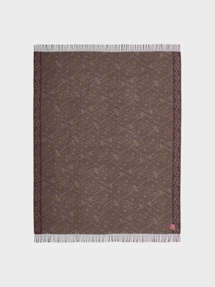 Chincha - 2 Blanket Baby Alpaca Color Cherry