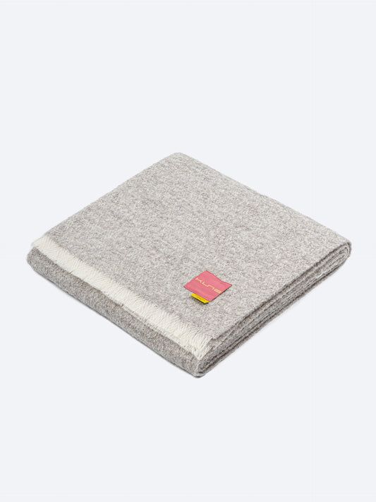 Vorrei Manta Baby Alpaca Color Gris Medio