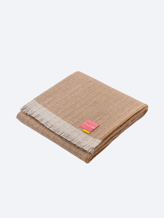 Manta Vivir Alpaca Color Camel