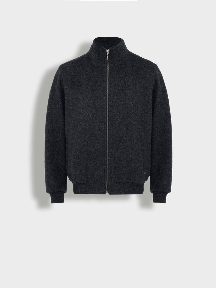 Alois Jacket Baby Alpaca Color Grey