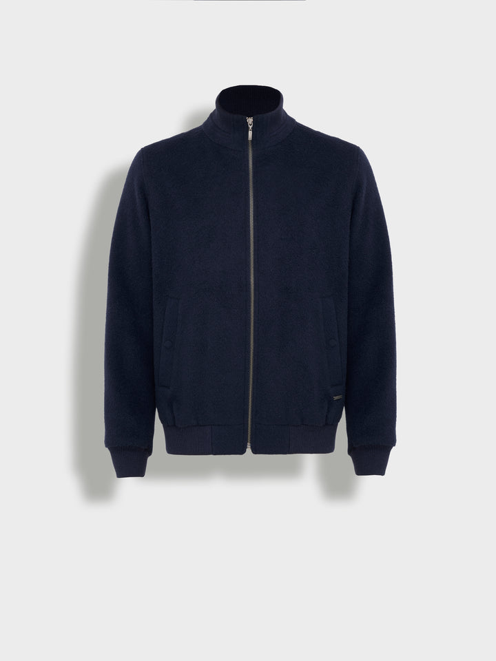 Alois Jacket Baby Alpaca Color Blue