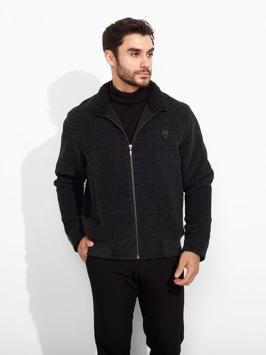Chaqueta Zultan de lana color gris