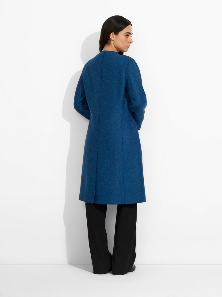 Zumi Coat Alpaca Color Blue