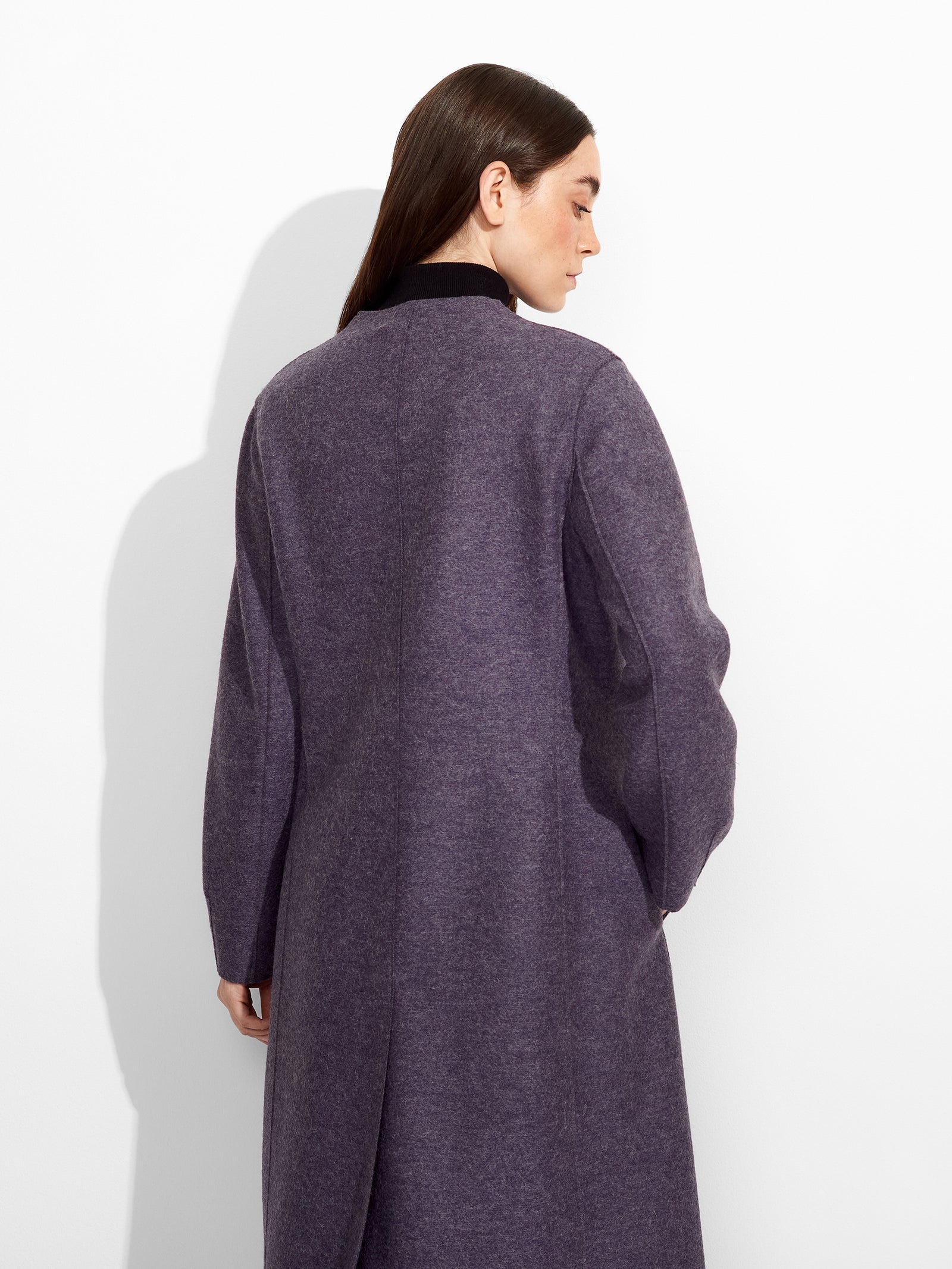 Abrigo Zumi Alpaca Color Morado