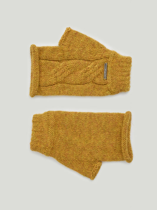 Guantes Rita Baby Alpaca Color Amarillo