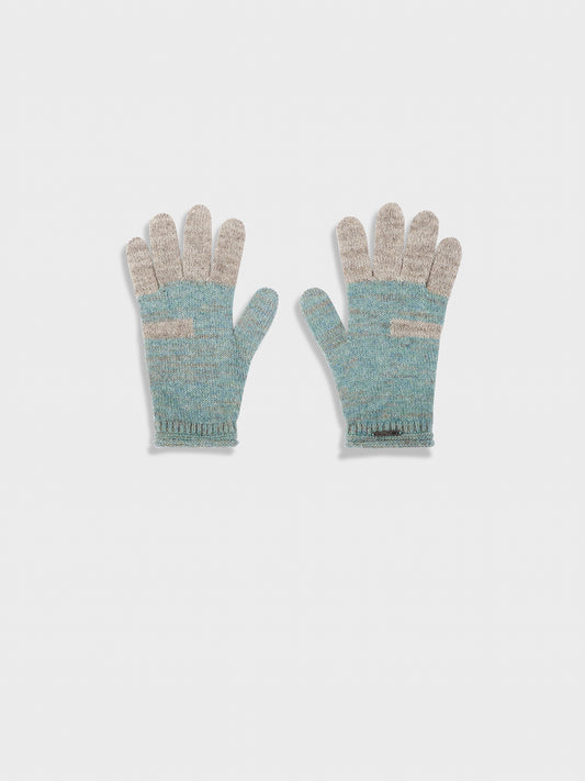 Guantes Zoe Baby Alpaca Color Azul Claro