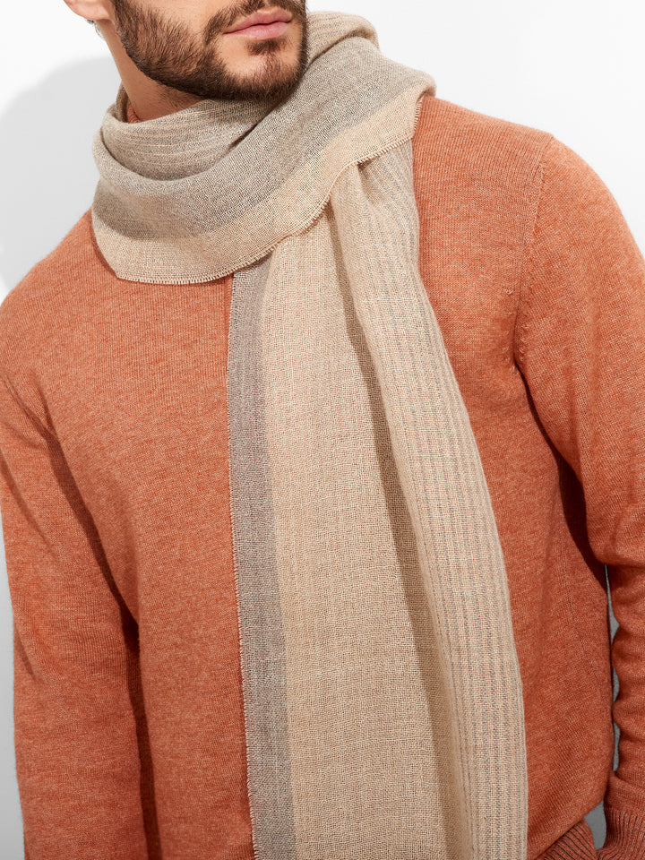 Chal Pesca Baby Alpaca Color Gris