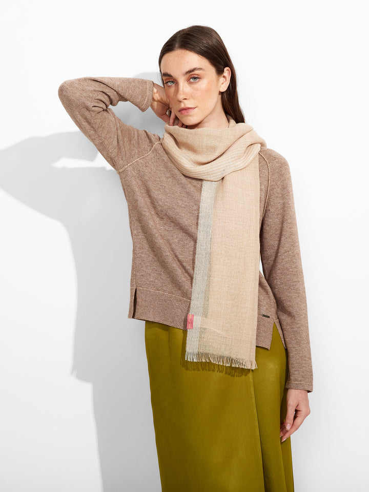 Chal Ron Baby Alpaca Color Beige