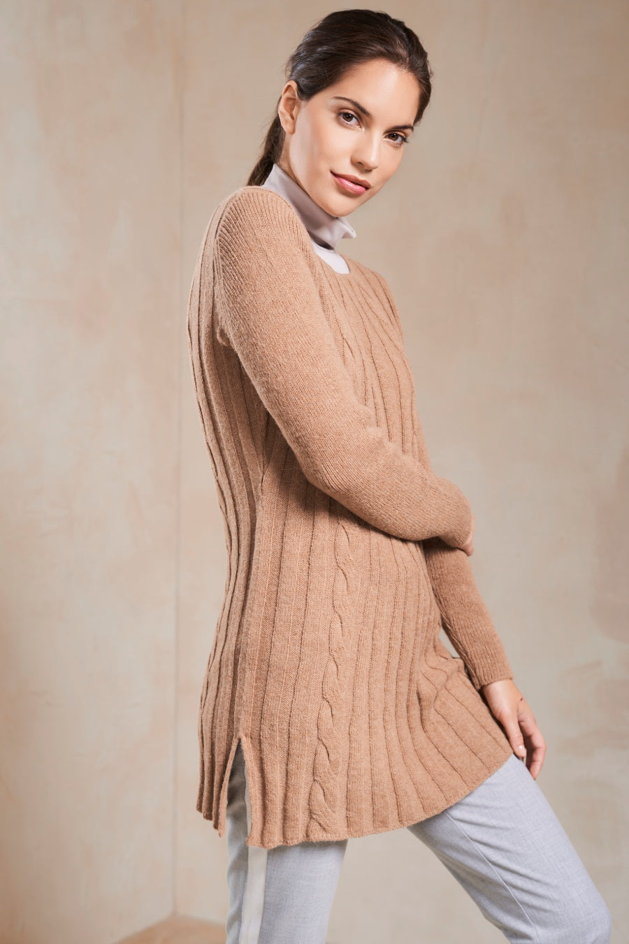 Sorma Sweater Baby Alpaca Color Brown Sugar