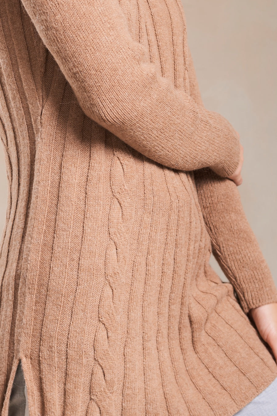 Sorma Sweater Baby Alpaca Color Brown Sugar