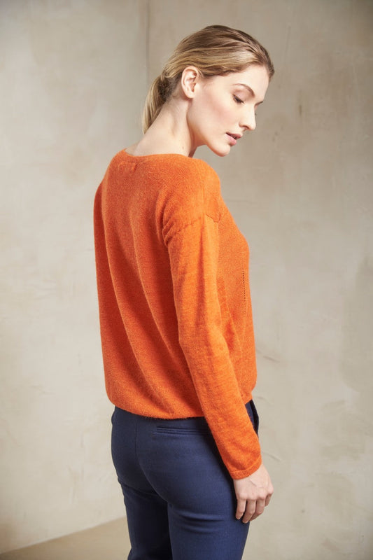 Suéter Patsy Baby Alpaca Color Arancio