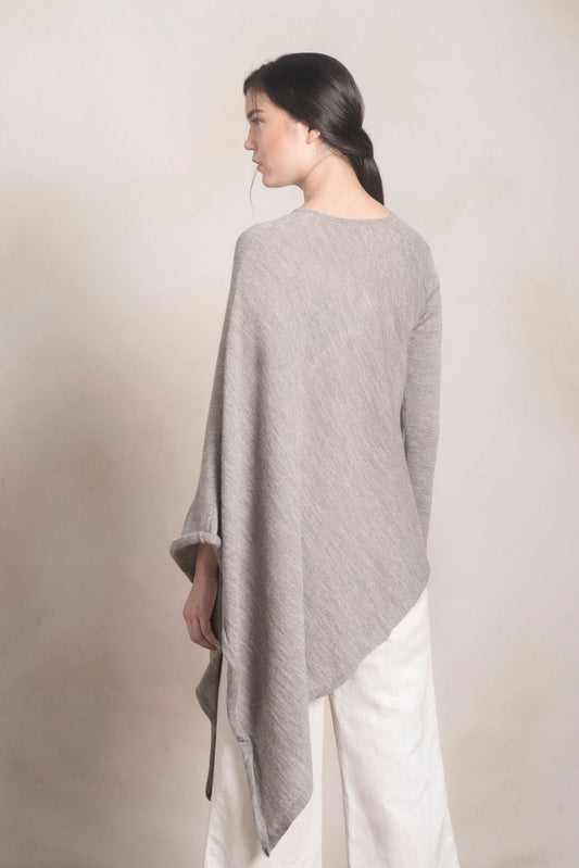 Suéter Plus Bebé Alpaca Color Gris