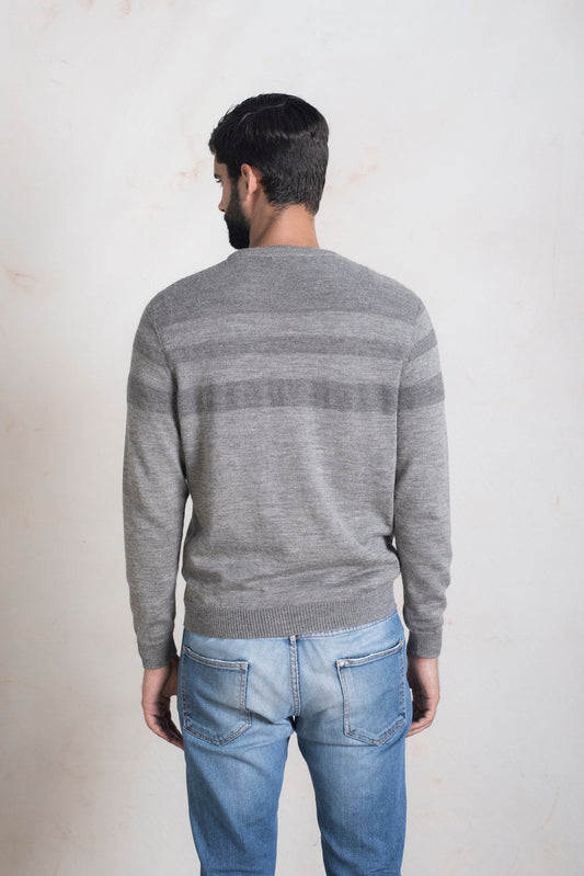 Suéter Patricio Baby Alpaca Color Gris