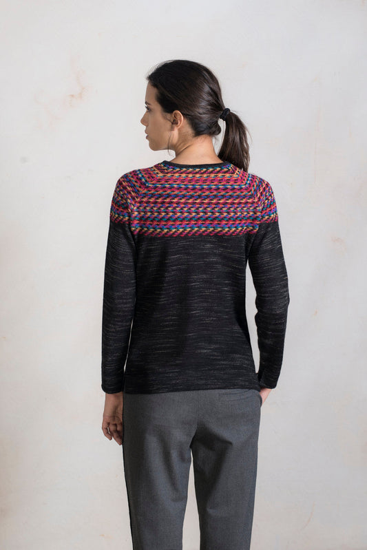 Suéter Riana Baby Alpaca Color Meteorito