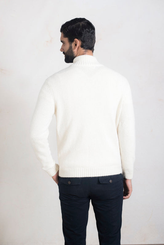 Suéter Renaldo Baby Alpaca Color Crudo