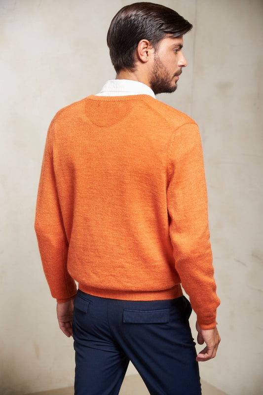 Suéter Ray Baby Alpaca Color Arancio